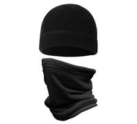 YSJCHEBS 1 Protection Du Cou En Polaire Et 1 Bonnet En Polaire, Équipement D'Hiver Chaud, Protection Du Cou Douce Et Confortable, Adaptée Pour La Course, L'Alpinisme, Le Ski Et Le Cyclisme.