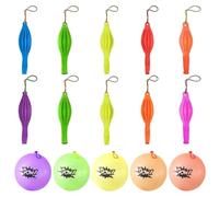 YSJCHEBS 10 Pièces Ballons À Impact pour Enfants, 5 Ballons À Impact Imprimés, Ballons Jouets pour Enfants, Ballons en Latex, Ballons Extensibles, Ballons Jouets De Fête (Couleurs Aléatoires)