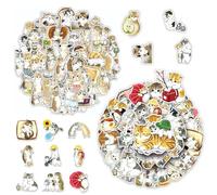 YSJCHEBS 100 Autocollants De Chat De Dessin Animé, Autocollants Mignons, Autocollants pour Enfants, Autocollants Imperméables, Peuvent Décorer des Bagages, des Albums, des Bouteilles D’Eau