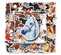 YSJCHEBS 100 Autocollants De Chevaux, Autocollants De Graffitis De Dessins Animés, Autocollants Imperméables Créatifs, Autocollants Décoratifs, Autocollants De Sceau, Etc.
