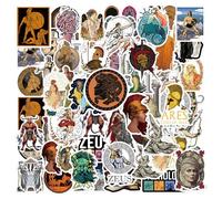YSJCHEBS 100 Autocollants De Mythologie, Décoration D’Autocollants De Dessin Animé Rétro, PVC, Multicolore, Stickers De Décoration, Grecque