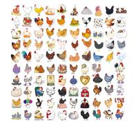YSJCHEBS 100 Autocollants De Poulet De Dessin Animé, des Téléphones Portables Et des Bagages