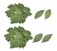 YSJCHEBS 100 Feuilles Artificielles, Feuilles Artificielles, Feuilles Artificielles pour La Décoration, Feuilles pour Travaux Manuels, Pétales De Roses Artificielles.