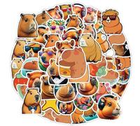 YSJCHEBS 100 Pièces Autocollants Capybara, Autocollants Graffiti Créatifs, Autocollants Mignons pour Enfants, Autocollants Décoratifs, Autocollants Imperméables, Convient Aux Bagages, Etc.