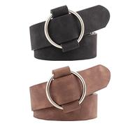 YSJCHEBS 2 Ceintures, Ceinture De Couleur Unie Simple, Ceinture De Mode Féminine, Ceinture De Personnalité Créative, Ceinture De Jeans, Pantalon De Vêtements