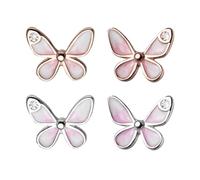 YSJCHEBS 2 Paires De Boucles d'oreilles Papillon, Mini Boucles d'oreilles Papillon, Bijoux De Boucles d'oreilles Papillon, Accessoires Mignons pour Filles, Boucles d'oreilles Papillon Élégantes