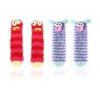YSJCHEBS 2 Paires De Chaussettes Intéressantes, Chaussettes En Peluche, Chaussettes Créatives Mignonnes, Chaussettes Amusantes, Chaussettes Chaudes