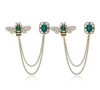 YSJCHEBS 2 Pièces Broches Abeille, Broches Vintage, Broches en Strass, Broches De Décoration De Vêtements, Broches Élées pour Femmes