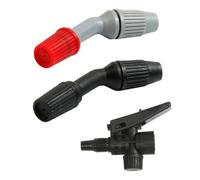 YSJCHEBS 2 Têtes De Pulvérisation Standard, 1 Contrôleur De Pulvérisation Noir, Buse De Tuyau, Buse De Pulvérisation De Jardin, Pièces De Pulvérisateur De Jardin, Pièces De Pulvérisateur À Dos.