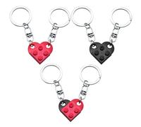 YSJCHEBS 3Pcs Puzzle Porte-Clés, Porte-Clés Pour Femmes, Porte-Clés De Voiture, Accessoires De Voiture Pour Femmes Mignonnes, Accessoires De Charme De Sac À Main, Porte-Clés De Clé De Voiture