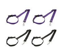 YSJCHEBS 4 Cordes De Sécurité pour Chiens, Ceintures De Sécurité De Voiture pour Chiens, Laisses De Voiture pour Animaux De Compagnie, Accessoires De Voiture pour Animaux De Compagnie
