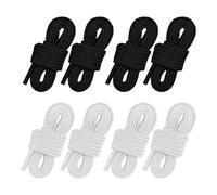 YSJCHEBS 4 Paires De Lacets, Lacets Tissés Classiques Et À La Mode, Lacets De Remplacement De Chaussures, Lacets Simples De Couleur Unie, Unisexe Pour Le Sport, Accessoires De Chaussures