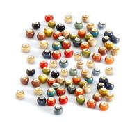 YSJCHEBS 400 Pièces De Perles en Céramique, Matériaux De Bijoux De Bricolage, Bijoux Faits Maison, Peuvent Être Utilisées pour Fabriquer des Bracelets, des Boucles d'oreilles Et des Pendentifs