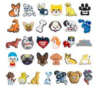 YSJCHEBS Accessoires De Décoration De Chaussures Pour Chiens, 32 Pièces, Étiquettes Pour Chiens, Clips Pour Chaussures, Étiquettes Pour Chiens, Décoration Crocodile