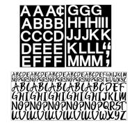 YSJCHEBS Autocollants avec 7 Lettres, Autocollants Décoratifs Créatifs, Autocollants Imperméables, Peuvent Être Utilisés pour Les Bouteilles d'eau, Les Boîtes Aux Lettres, Les Valises