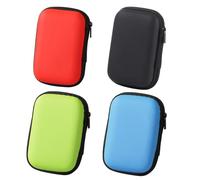 YSJCHEBS Boîte De Cartes À Jouer 4 Pièces, Sac De Rangement Portable, Sac De Rangement pour Cartes, Sac De Rangement pour Écouteurs, Sac De Rangement Multifonctionnel, Sac De Rangement Étanche