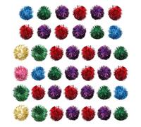 YSJCHEBS Boules De Jouets Brillantes pour Animaux De Compagnie, Fournitures pour Animaux De Compagnie, Jouets Interactifs pour Animaux De Compagnie, Jouets Amusants pour Chats, 40 Pièces
