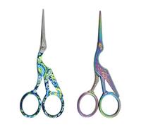 YSJCHEBS Ciseaux De Style Créatif Rétro, Ciseaux De Broderie, en Acier Inoxydable, Accessoires De Couture, Outils, 2 Pièces