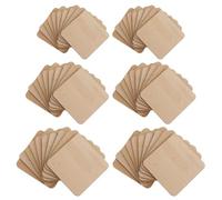 YSJCHEBS Copeaux De Bois Coupés 60 Pièces, Copeaux De Bois pour L'Artisanat, Matériaux Créatifs Faits À La Main, Peuvent Être Utilisés pour La Peinture, Les Décorations DIY