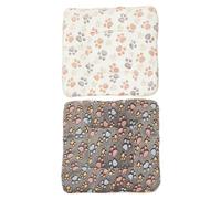 YSJCHEBS Couvertures pour Animaux De Compagnie 2 Pièces, Tapis en Peluche pour Animaux De Compagnie, Fournitures pour Animaux De Compagnie, Tapis Doux pour Animaux De Compagnie