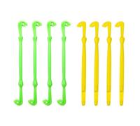 YSJCHEBS Dissolvant De Crochet en Plastique, Dissolvant De Crochet Portable, Outils De Fixation De Pêche, Accessoires De Pêche 8 Pièces