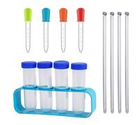 YSJCHEBS Ensemble D'Expérimentation pour Enfants De 13 Pièces, Ensemble D'Expérimentation Scientifique Créative, Pipette pour Enfants, Jouet Pédagogique pour Enfants, Kit Scientifique À Domicile