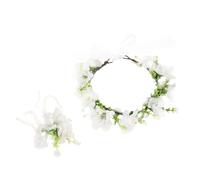 YSJCHEBS Guirlande pour Animaux De Compagnie 1 Pièce, Bracelet pour Animaux De Compagnie 1 Pièce, Collier De Fleurs De Mariage pour Animaux De Compagnie, Guirlande D’Accessoires Photo