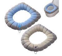 YSJCHEBS Housse De Siège De Toilette 2 Pièces, Housse De Toilette Chaude, Housse De Toilette en Peluche, Housse De Toilette Douce, Accessoires De Toilette