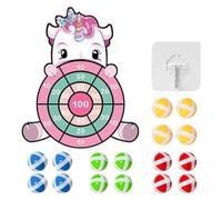 YSJCHEBS Jouet À Lancer 1 Pièce pour Enfants, Livré avec 12 Balles Collantes Et 1 Crochet, Jouet De Dessin Animé Mignon, Jouet Créatif, Cadeau pour Filles