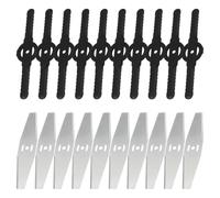 YSJCHEBS Lames De Débroussailleuse 20 Pièces, Lames De Rechange pour Tondeuse À Gazon, Lames De Rechange pour Tondeuse À Gazon Électrique, Accessoires De Tondeuse À Gazon, Fournitures De Jardin