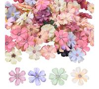 YSJCHEBS Lot de 100 Fleurs Artificielles, Fleurs Décoratives, Fleurs De Décoration De Table, Fleurs De Décoration De Fête, Matériel De Bricolage, Etc.