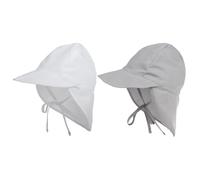 YSJCHEBS Lot De 2 Chapeaux De Soleil Pour Bébé, Chapeaux De Soleil Pour Bébé, Chapeaux Respirants Pour Sortir, Chapeaux Réglables Pour Enfants, Chapeaux De Plage Pour Garçons Et Filles.