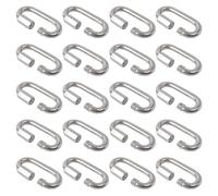 YSJCHEBS Lot de 20 Boucles De Connexion en Métal, Boucles Mousquetons, Boucles Métalliques Multifonctionnelles, Peuvent Être Utilisées pour Le Camping, La Randonnée, L'Alpinisme Et l'escalade.