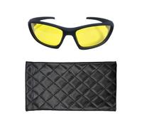 YSJCHEBS Lunettes De Conduite De Nuit 1 Pièce, Sac À Lunettes Noir 1 Pièce, Lunettes De Soleil De Mode Classiques, Unisexes, Lunettes De Sport De Plein Air De Nuit