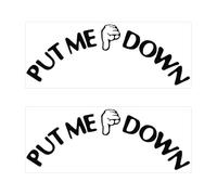 YSJCHEBS Pack De 2 Autocollants De Toilettes Intéressants, Autocollants Créatifs, Autocollants Imperméables, Autocollants De Décoration De Toilettes, Accessoires De Toilettes