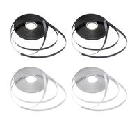 YSJCHEBS Pack De 4 Décorations De Ballons, Ruban Noir pour Ballons, Ruban À Friser Noir, Soie Noire pour Emballer des Cadeaux