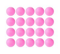YSJCHEBS Paquet De 20 Balles De Tennis De Table Roses, Balles De Tennis De Table en Plastique De 40 Mm, Balles De Tennis De Table Unies, Balles D'Entraînement pour Débutants