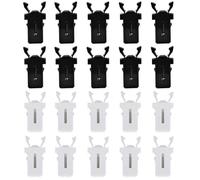 YSJCHEBS Paquet De 20 Boutons-Pression Autobloquants, Serrures À Ressort, Serrures De Couvercle De Poubelle, Pièces De Poubelle