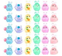 YSJCHEBS Paquet De 30 Ornements De Lapin Lumineux, Mini Ornements d'animaux, Ornements Créatifs en Résine, Peuvent Être Utilisés pour Décorer Les Jardins, Les Maisons, Les Maisons De Poupées, Etc.