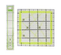 YSJCHEBS Règle De Couture en Acrylique, 2 Pièces, Accessoires De Couture, Outils De Mesure, Règle De Tailleur