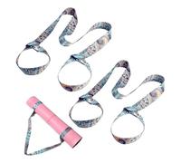 YSJCHEBS Sangles d'attache pour Tapis De Yoga 2 Pièces, Sangles De Rangement pour Tapis De Yoga, Accessoires pour Tapis De Yoga, Sangles Réglables, Sangles De Transport pour Tapis De Yoga