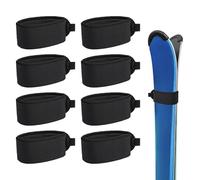 YSJCHEBS Sangles De Ski 8 Pièces, Outils De Fixation De Snowboard, Sangles en Nylon, Sangles Élastiques, Sangles Réglables