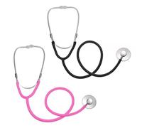 YSJCHEBS Stéthoscope Jouet 2 Pièces, Stéthoscope en Aluminium, Stéthoscope pour Enfants, Accessoires De Jeu De Rôle pour Enfants, Jouets Créatifs pour Enfants