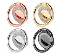 YSJCHEBS Support D'Anneau De Téléphone Portable 4 Pièces, Support De Téléphone Portable Portable, Support De Téléphone Portable, Support De Téléphone Portable, Accessoires De Téléphone Portable