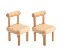 YSJCHEBS Support De Chaise en Bois 2 Pièces, Mini Support De Chaise, Support De Téléphone Portable, Support De Conception Créative, Petit Support De Chaise Portable, Décoration De Bureau