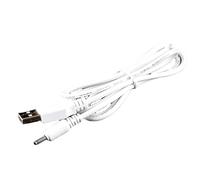 YSJJZRL 1M DC 3.5x1.35mm vers câble d'alimentation USB droit/90 degrés USB vers Cordon d'alimentation DC (3.5 * 1.35mm Droit-Blanc)