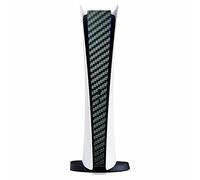 YSJJZRL 2 Pack pour la Peau Centrale de la Console PS5, étiquette Centrale de la Console, Protection Contre Les Traces de Doigts, pour Autocollant de Peau en PVC PS5(Noir)