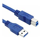 YSJJZRL Câble d'imprimante USB 3.0 Câble de Scanner d'imprimante USB 3.0 de Type A mâle à Type B mâle (0,3 Million)