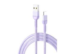 YSJJZRL Câble USB A vers USB C 66 W, câble USB de Type C à Charge Ultra Rapide 6 A Compatible avec Samsung Huawei et Plus (1.2M,Violet)
