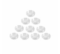 YSJJZRL Capsules de pièces de Monnaie, 100 Pcs en Plastique Rond Transparent pour pièces de Monnaie pour Fournitures de Collection de pièces de Monnaie Protecteurs de pièces-(19mm)